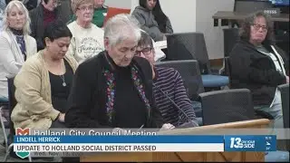 Holland approves expanded social district to include new ice park