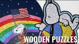 Snoopy Wooden Puzzles! Woodlux VS. Liberty Puzzles Comparison | CollectPeanuts.com