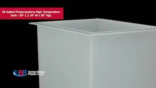 56 Gallon Polypropylene High-Temperature Tank | U.S. Plastic Corporation&reg;