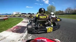TRAK Race 3 Heat 1 2024 | Briggs LO206 Senior #332 | Goodwood Kartways