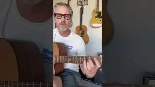 How to outline chords on the guitar using finger style #shorts
