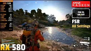ARC Raiders: RX 580 | AMD FSR 3 All Settings | FG On/Off