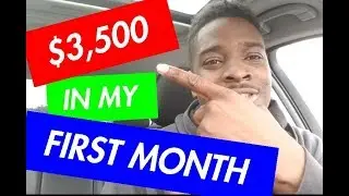 $3,500 in my first month driving part time with Lyft and Uber