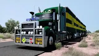 American Truck Simulator Aussie Trucking: Mack Trident (Super-Liner) and TSA Drop Trailers #ats