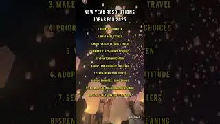 NEW YEAR RESOLUTIONS IDEAS FOR 2025🎯#facts #motivation #selfcare #resolution#selfimporvement #shots