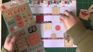 planner decoration  February month on 2 pages