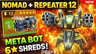 Nomad + Repeater 12 After Buff Is INSANE?! 😱 Speed Meta Returns | Mech Arena