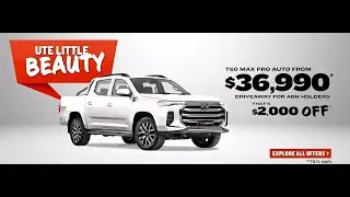 T60 MAX PRO AUTO | Ute Little Beauty | Alan Mance LDV