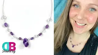 BEGINNERS: Make this Necklace in Minutes - Step By Step Floating Necklace Tutorial