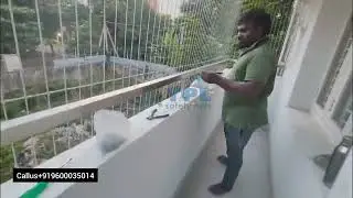 Invisible Grill Installation for Balcony | YPL Invisible Grill | Avadi Apartment Project Completed ✅