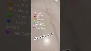 How shaky am i? ( be honest )