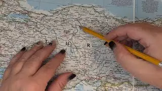ASMR ~ &Ccedil;ankırı, T&uuml;rkiye History & Geography ~ Soft Spoken Map Tracing Google Earth