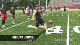 Purdue Commit | #5 Ranked Punter Brooks Cormier | Kohl's Kicking Camps