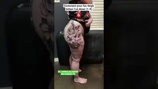 9 thigh tattoos in 16 seconds