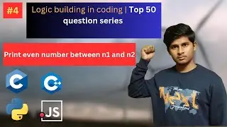 print even number in range | c programming| c plus plus | python | javascript