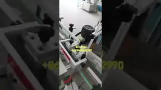 automatic sticker labeling machine calibrating video  juice bottle label applicator