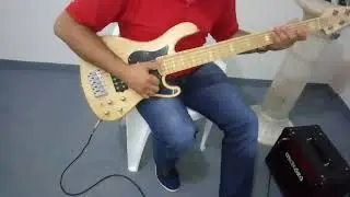 baixo cort gb75 5 cordas muito som recomendo