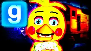 GMod FNaF | Train Smashes Ragdolls in New Destruction Map