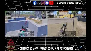 BGMI Live Tournament 🔴 | Custom Room Match | Esports Club India | First time 2-SCREEN LIVE STREAM