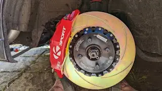 K-Sport Big Brake Kit Installation On The Nissan Pulsar GTiR