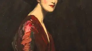 Sir John Lavery RA RSA RHA (1856-1941) - A BACCHANTE, 1910
