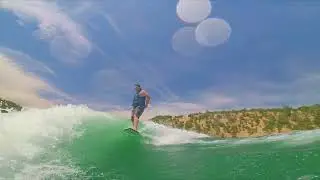 Derek Wakesurfing at Lake Don Pedro 06.14.2025