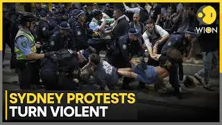 Sydney Erupts as Pro-Palestinian Protest Turns Violent During Israeli President&rsquo;s Visit | WION