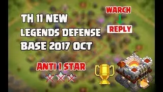 Th 11 New Defense base 2017 With Reply | Anti 0 star base 100% working |