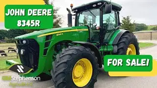 John Deere 8345R tractor walk around video