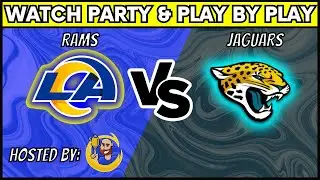 RAMS vs JAGUARS LIVE STREAM! LONDON GAME WATCH PARTY & Game Day Reaction