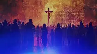 FREE Reflective Worship Background (HD Loop) | Jesus on Cross - Savior's Pain Visual