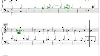 The Art of Fugue  Contrapunctus XIV w  4th exposition  completed #fugue #counterpoint