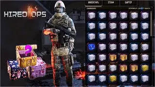 Что выпадет из 150 ящиков в Hired Ops?
