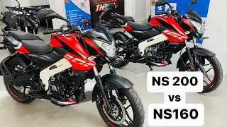NS200 vs NS160 Which One To Choose 🤔| Pulsar NS 200 2023 | Pulsar NS 160 2023 | Jaipur