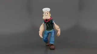 Low-Poly Popeye Animation Cycles | Walk, Run, Punch, Jump & Idle | Game Ready
