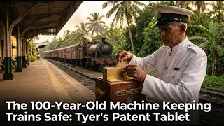 The 100-Year-Old Machine Keeping Trains Safe: Tyer's Patent Tablet #srilanka #railway #travel