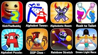 Alphabet Puzzle DOP, Kick The Buddy, Alphabet Tower, Rush To Toilet, DOP Choo Choo, Rainbow Stretch