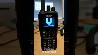 Kirisun DP990 UHF - Заставка при включении