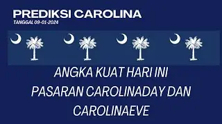 PREDIKSI CAROLINA HARI INI TANGGAL 09 JANUARI 2024 | PREDIKSI CAROLINADAY | PREDIKSI CAROLINA EVE !