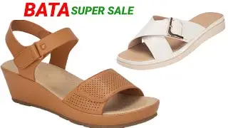 BATA SUMMER SALE 50% OFF : EXTRA SOFT LADIES SANDALS SHOES SLIPPERS 2024
