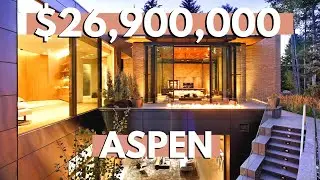 Inside a $26,900,000 Mountain Cabin in Aspen, CO | Colorado Luxury Home Tour