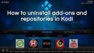 How to un-install add-ons & repositories from Kodi