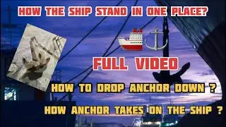 Anchor operation ⚓️🛳️…. How to drop anchor?? 06/2026