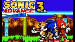 Advanced Sonic in Sonic 3 A.I.R!