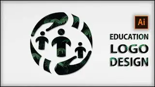 Adobe illustrator 2023 Logo Design Tutorial || Education Logo Design illustrator CC BY AR Multimedia