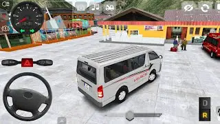 Minibus Simulator Vietnam Gameplay #13 | Driving Toyota Hiace for Passengers Transport