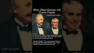 😱 When Albert Einstein meet Charlie Chaplin #physics #science #shorts #funny #youtubeshorts #meme