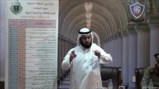 محاضرة في نادي الصم عن انظمة المرور