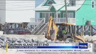 VIDEO: Dauphin Island's West End Beach to re-open May 1