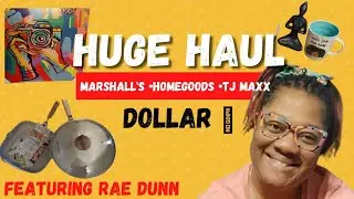 Huge Marshall's/Tjmaxx/HomeGoods Haul feat. Rae Dunn & Dollar 🌳